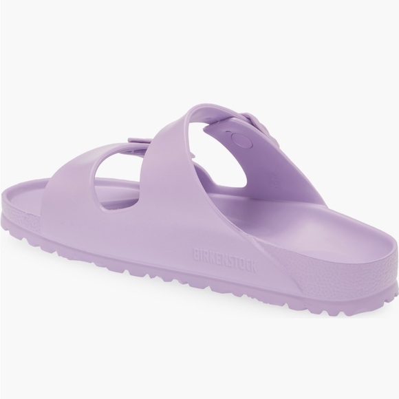 Birkenstock EVA Arizona Essentials Waterproof Slide in Purple Fog •Size 7 (38)• - Picture 4 of 12